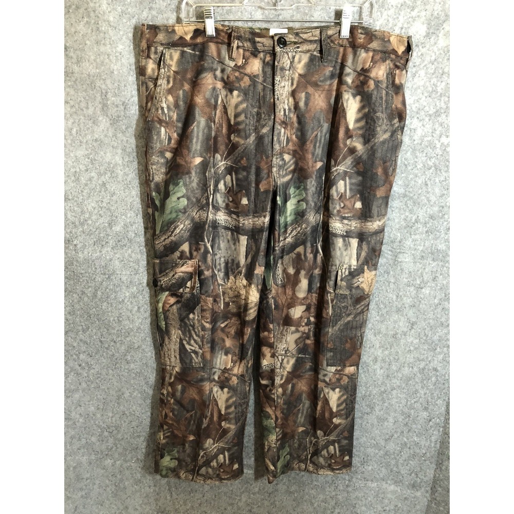 Whitewater Outdoors Pants Mens XL Brown Camo Hunting Cargo Advantage Timber